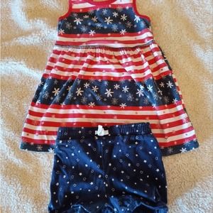 2t girls 4th of July outfit
